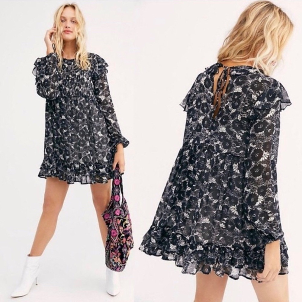 NWOT Free People These Dreams Mini Dress Size M
